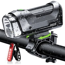 AOOSTAR Luces de bicicleta faros delanteros de bicicleta recargables por USB luz trasera parabic