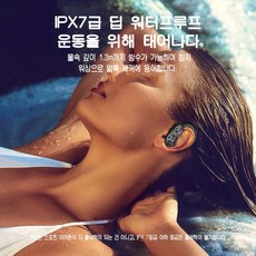 PYHO 블루투스 이어폰 귀걸이형 스포츠 무선이어폰 방수 이어폰 전력량 디지털 디스플레이 블루투스 이어폰, IPX7 방수 스포츠 이어폰