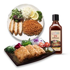 한돈 통등심(120g*5) + 생선까스(10장) + 돈까스소스(100g) / 에어프라이어 조리가능, 500g, 1개
