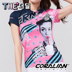 [정품] 코랄리안 CST-B4060 여성 반팔티셔츠