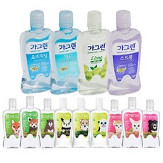 최신품 가그린 380ml / 750ml, 어린이용 딸기 380ml 3개