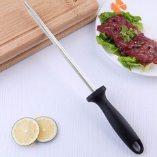 주방 칼갈이 야스리 연마봉 칼 샤프너 28cm 중탄소강+그릿커머스Shop, 빠른배송, 1개