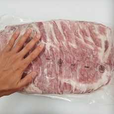 [ 스페어립 바베큐립 원육 4~6kg ] 아사도 돼지짝갈비, 3kg 스페어립원육, 1개