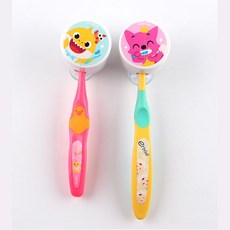 양치싫어하는 아이 핑크퐁 아기상어 자동 치솔홀더 이닦기 청결, 단일상품
