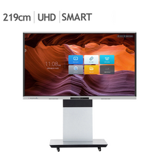 제노스미디어 UHD 스마트 전자칠판 CO860BZT4K, CO860BZT4K(스탠드)