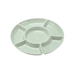 음식 보관 트레이 말린 과일 간식 접시 서빙 플래터 파티 사탕 과자 견과류 6 칸 1 개, 1개