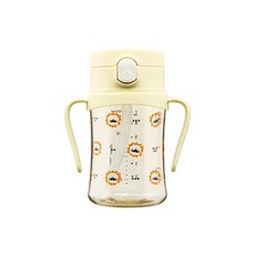 아키움 패턴 디자인 유아빨대컵 아키컵 유아물병 단품, 레몬 라이언 200ml, 1개, 200ml