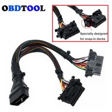 도요타 기아 등 IOS J1850 CAN-BUS 프로토콜 OBD 수 16 핀-2 암 커넥터 자동차 Y 연장 케이블, 한개옵션0, 1개