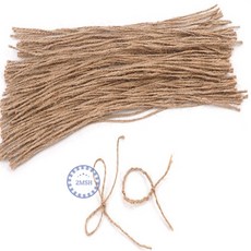 25CM 다용도 마끈 100P 황마끈 꼬임끈 장식끈 선물포장끈 노끈