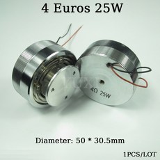 스피커유닛 스피커 휴대용 25W 개 공명 YUXI 50MM 진동 1 주파수 베이스 4OHM 8OHM 20W 오디오, 4 Euros 25W