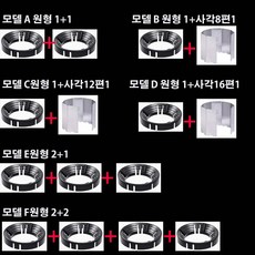 버너가림막 원형 사각 불막이 캠핑 바람막이 휴대용 가스잡이 차박 화로대 버너가림막 가정용 가스렌지 바람잡이 올킬 렌지가드 1+1 2+1, 2개, 모델 A 원형 1+1