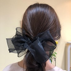 볼륨빅플라워머리끈