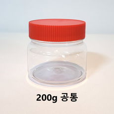 SD 플라스틱 PET 젓갈통 200g 용기 낱개, 1개