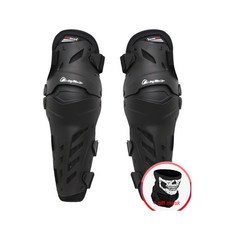 오토바이 보호대 무릎 로딜러 조엘헤이라 장비 모토크로스 패드 PRO BIKER 모토 남성용 보호, P22 Black, 1개