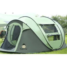 패스트캠프 원터치 텐트, 3-4인용, 올리브그린