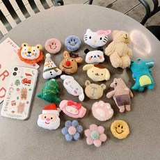 차이온 귀엽고 통통한 인형 그립톡 16종, 1개, 크리스마스 트리