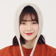 마인드맵 쫄깃한 바게트 귀도리 모자 니트 남자 여성 겨울 방한 포그니 꽈배기 귀마개