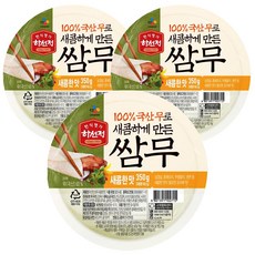 CJ 하선정 쌈무, 3개, 350g