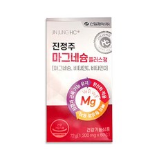 진정주 마그네슘 플러스정 1박스(1200mg x 60정)