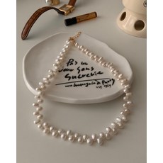 지그재그진주목걸이