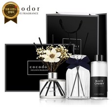 코코도르 디퓨저 2개입 선물세트/고급형, 01_선물세트/고급형/A호+쇼핑백/중