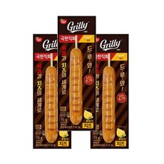 동원 그릴리 극한직화 후랑크 치즈 70g x3개 1세트 아침식사대용 분식 홈캉스 엄마손맛, 15개