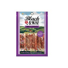 블랙노즈 강아지껌 소프트 오리스틱 160g 강아지치석제거, 1개