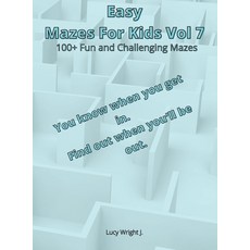 Easy Mazes For Kids Vol 7: 100+ Fun and Challenging Mazes Hardcover, Smart Draw America, English, 9781801763271