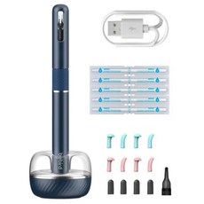 카메라 귀이개 스마트 비주얼 귀 청소기, 파란