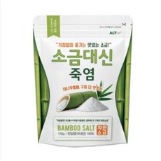 대나무통에 구운 착한소금 국내산 천일염 죽염 150g, 3개