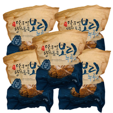 바른들식품 달구벌 향기품은 보리 누룽지 1kg x5봉, 5개