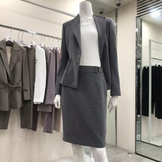 케이엘 중앙로NC 멜란지그레이 가을정장세트