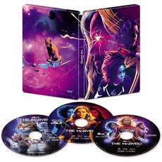 더 마블스 the marvels 영화 스틸북 사양 4K UHD + 3D + 블루레이 blu-ray + 디지털 + MovieNEX 월드
