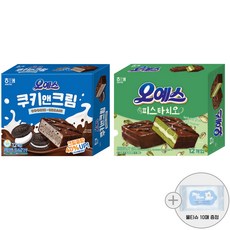 해태 오예스 쿠키앤크림 피스타치오(물티슈 증정)