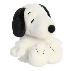 오로라월드 Aurora® Timeless Peanuts® Shoulderkins™ 스누피 봉제 동물 - 클래식 캐릭터 오래가는 추억 화이트 12.7cm(5인치), 오로라월드 Aurora® Timeless Peanut, 1개