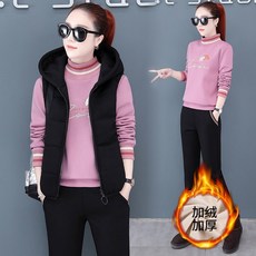 노스페이스여성기모트레이닝세트