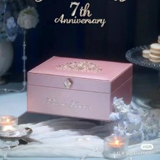 꽃 알아 주년 기념 메이크업 거울 보관함, 7.box