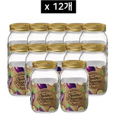 보르미올리 콰트로 밀폐유리병 1000ml _ 12개, 1L