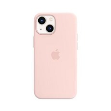 애플 정품 아이폰 13 미니 맥세이프 실리콘 케이스, 필름2개, 초크 핑크