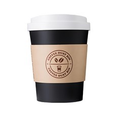 리템 미니 커피컵 휴지통 3L, 블랙 블랙, 1개