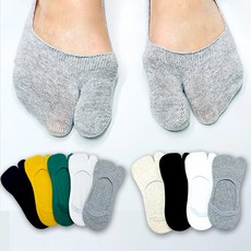 국산 남성 여성 타비 덧신 발가락 족발 쪼리 페이크삭스 양말 3켤레