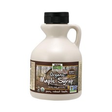 NOW 나우푸드 자연유래 A등급 메이플시럽 다크 컬러 16oz(473mL) 2팩, 473ml, 2개