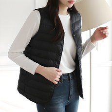 Queenis 女款基本百搭超輕量科技羽絨背心