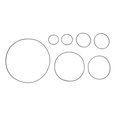 50/100PCS 사각 카세트 테이프 기계 벨트 모둠 벨트 혼합 1mm 폭, 100 조각