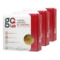 지큐랩 에스 신바이오틱스 2 000mgX60포X3개/유산균, 3팩