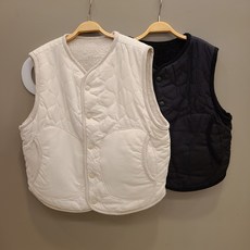 오후 부평점 간절기 아우터로@@한겨울 이너로 활용도 갑@@넘나 포근한 리버시블 뽀글이 패딩조끼