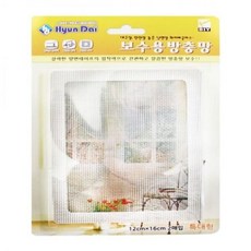 [에이치플러스몰] 보수용방충망 붙이는방충망 특대형 (12x16cm) 2매입, 상세 설명 참조