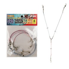 해동 쭈꾸미 갑오징어 쭈갑 3색 가지 채비 HA-1761, 1개