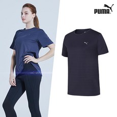 [PUMA] NEW 푸마 여성 트리코트 반팔티셔츠 딥그레이