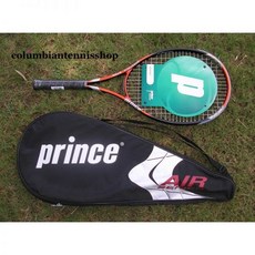 Prince 프린스 새로운 TTT 에어 스틱 트리플 스렛 텅스텐 중독 라켓 115 B1025 Airstick Triple Threat Tungsten, 4 1/4 prestrung
